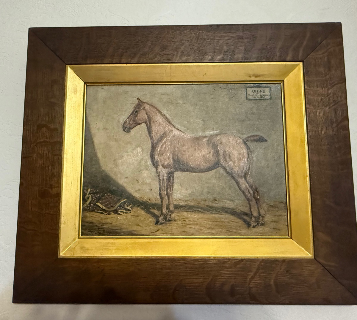 HUILE SUR TOILE signe PAUL LEMORE-photo-3