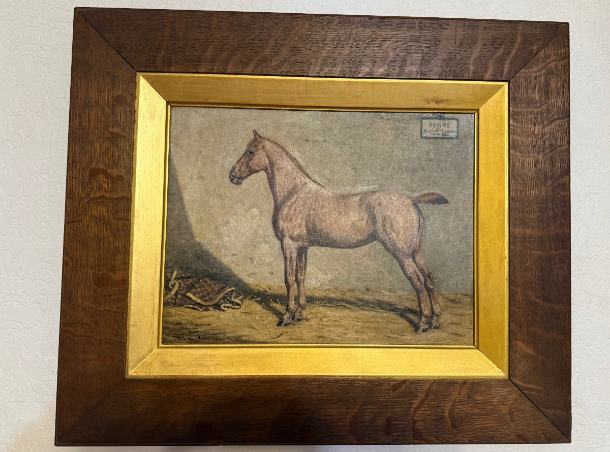 HUILE SUR TOILE signe PAUL LEMORE