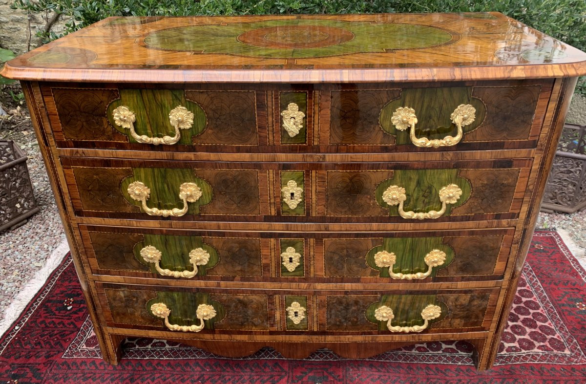 Commode Louis XIV Dessus Marquete-photo-7