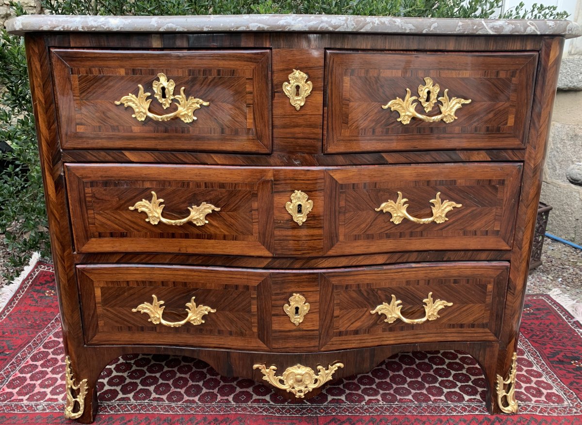 Marquetry Commode 18 Eme-photo-2