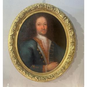 PORTRAIT D  UN GENTILHOMME XVIII e