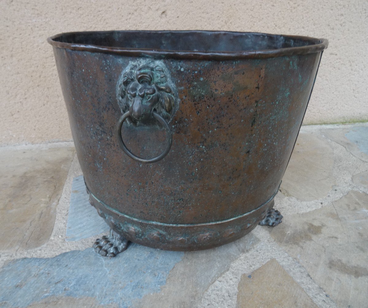 Large Brass Pot Cache 18th