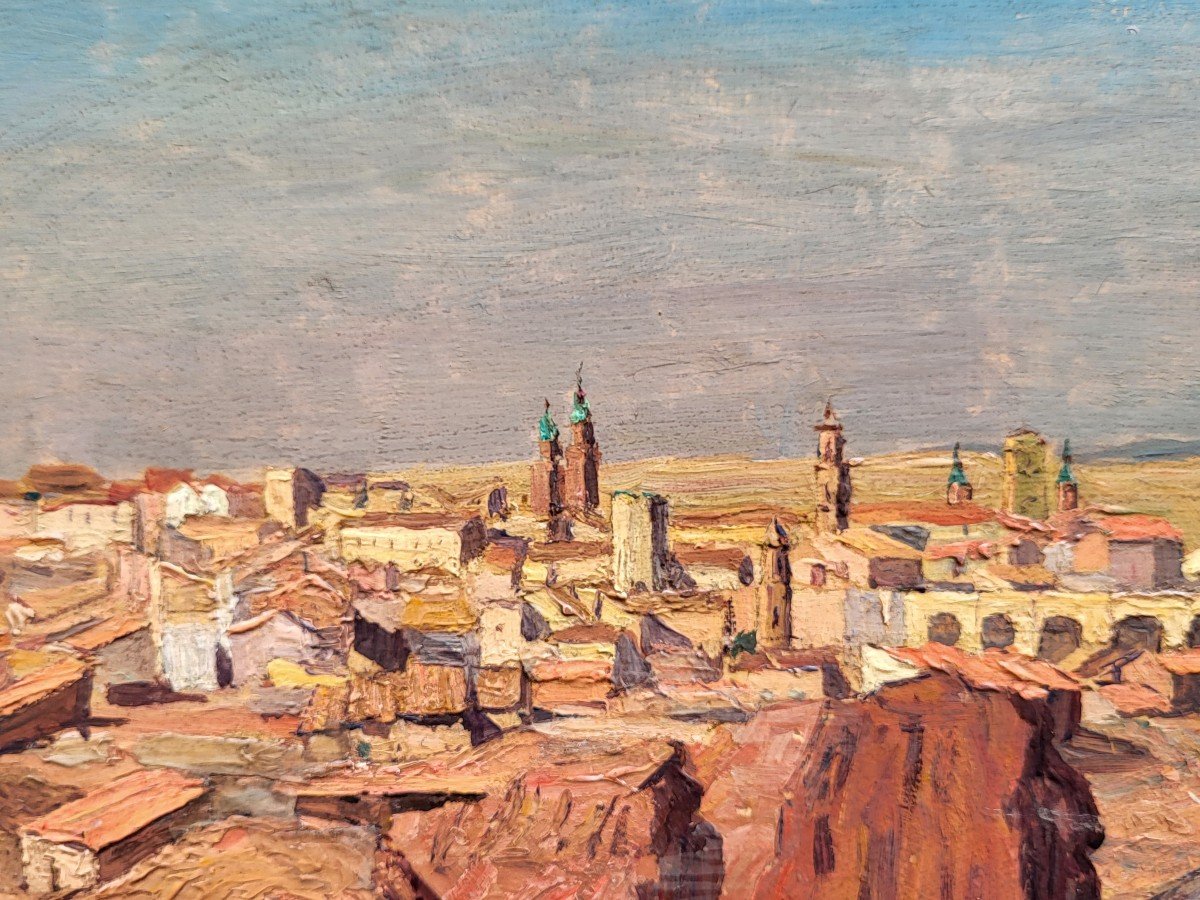 Oil On Cardboard, Spain By Robert Santerne-photo-3