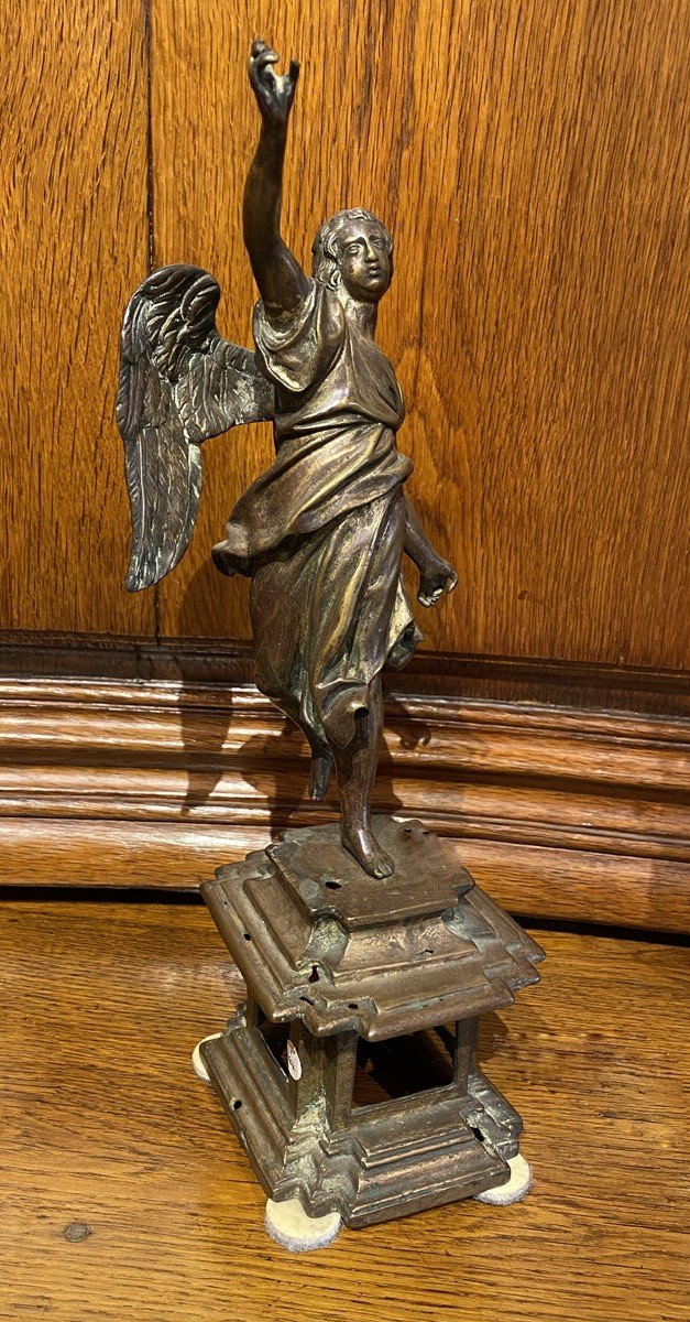 A Bronze, 18th Century Angel-photo-3