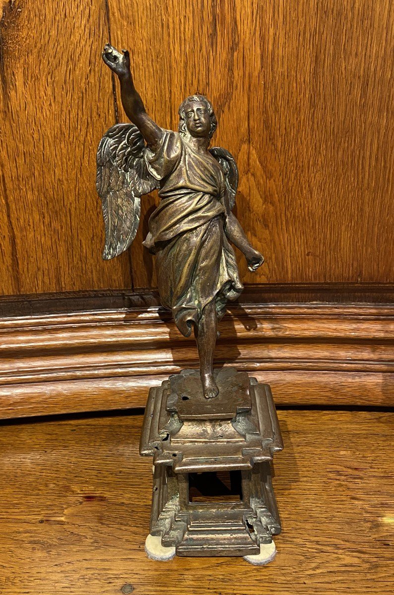 A Bronze, 18th Century Angel