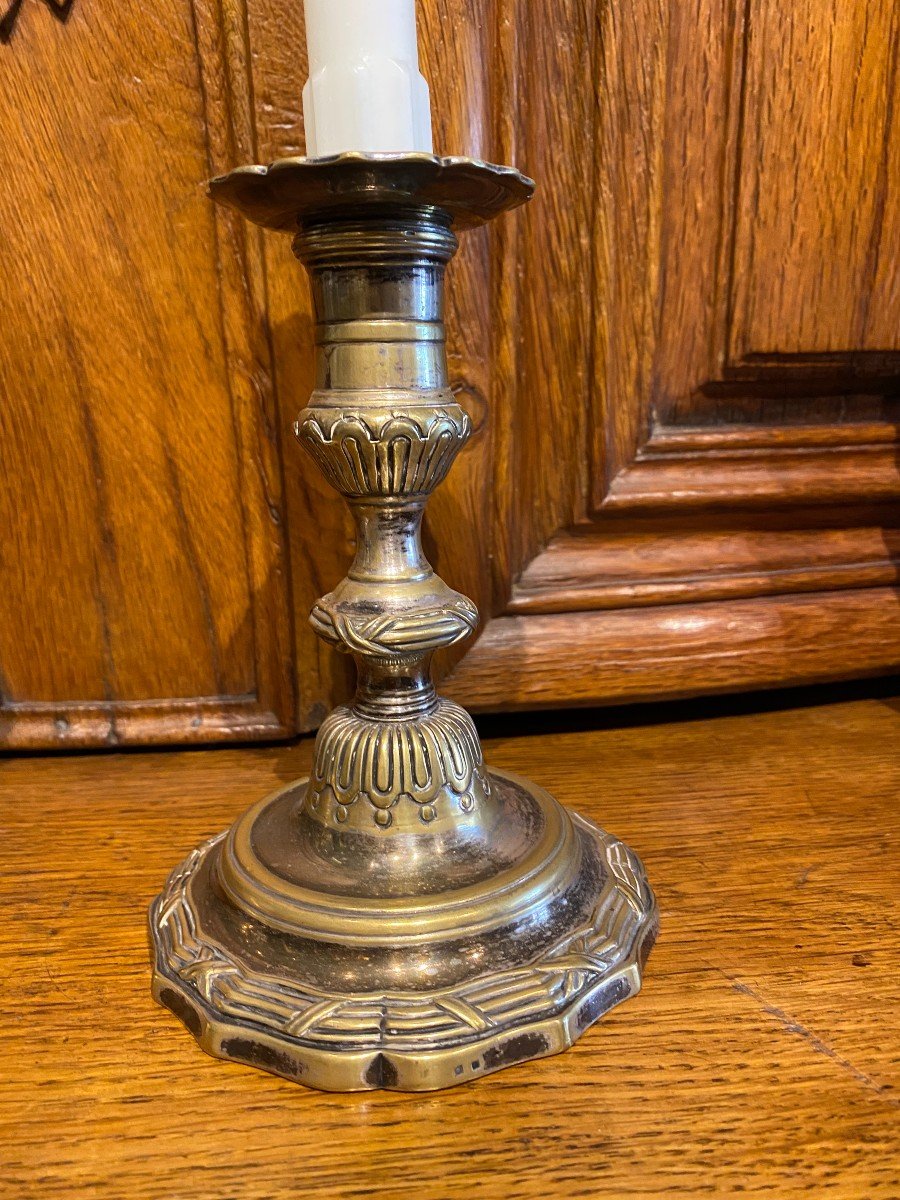 Pair Of Louis XV Candlesticks-photo-2