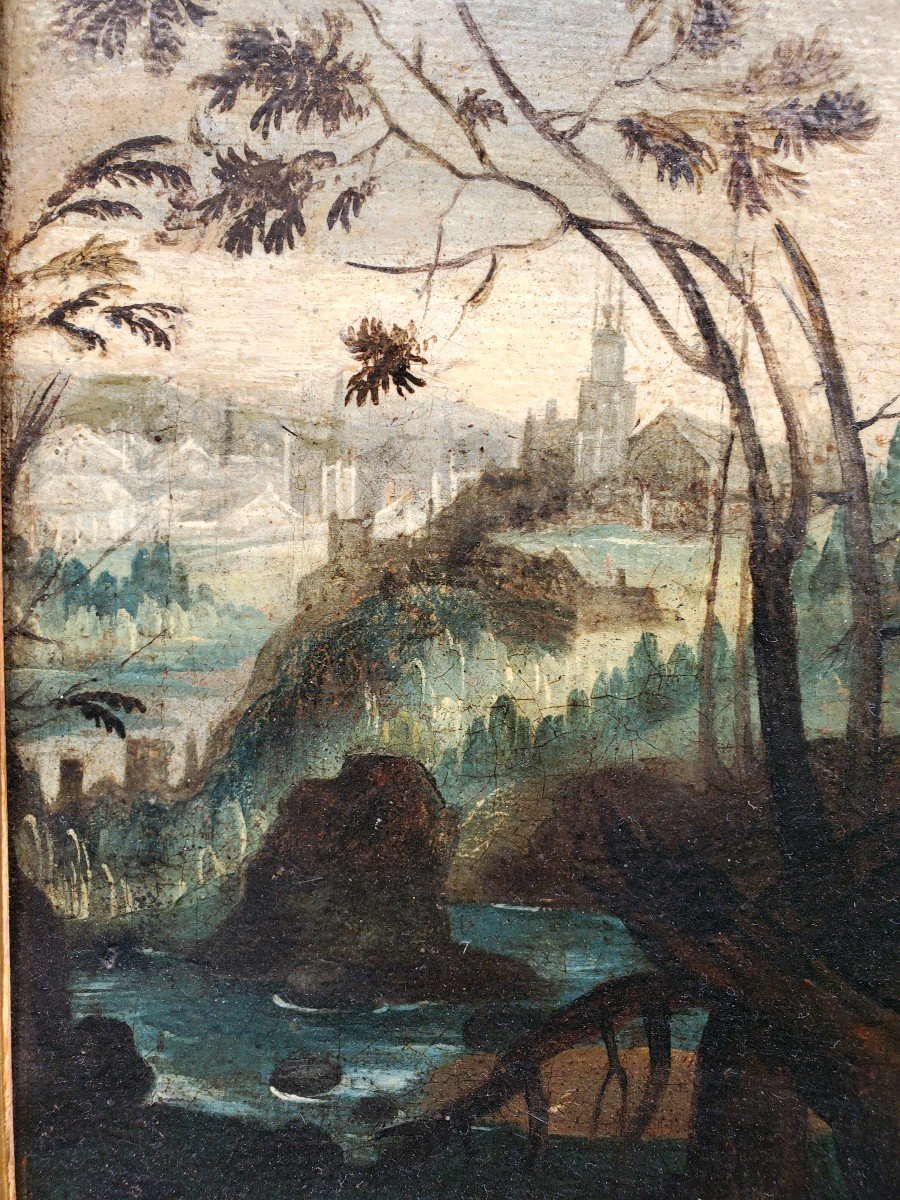 An Oil On Canvas, Landscape, 17th-photo-4