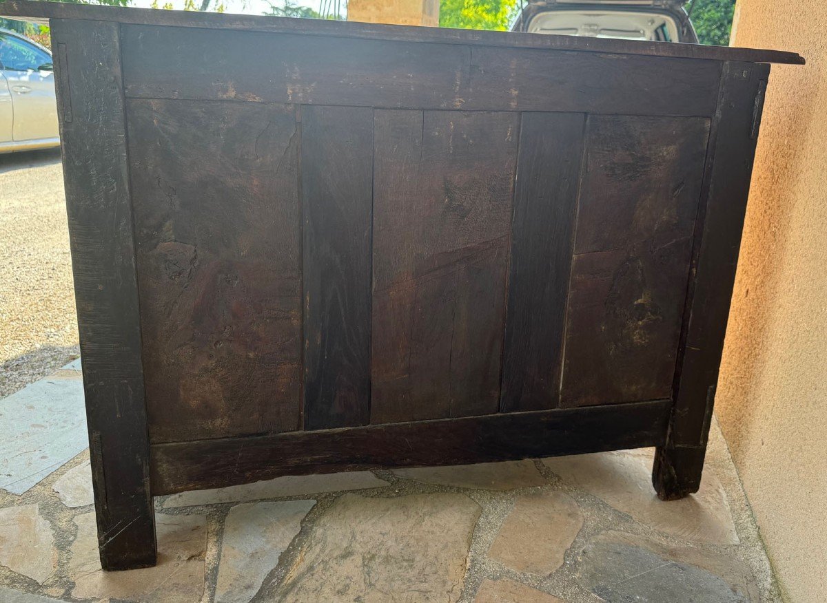 Commode Cintré à Boutons Louis XIV-photo-2