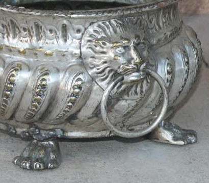 Pair Of Planters In Plated, End 18th Century-photo-3