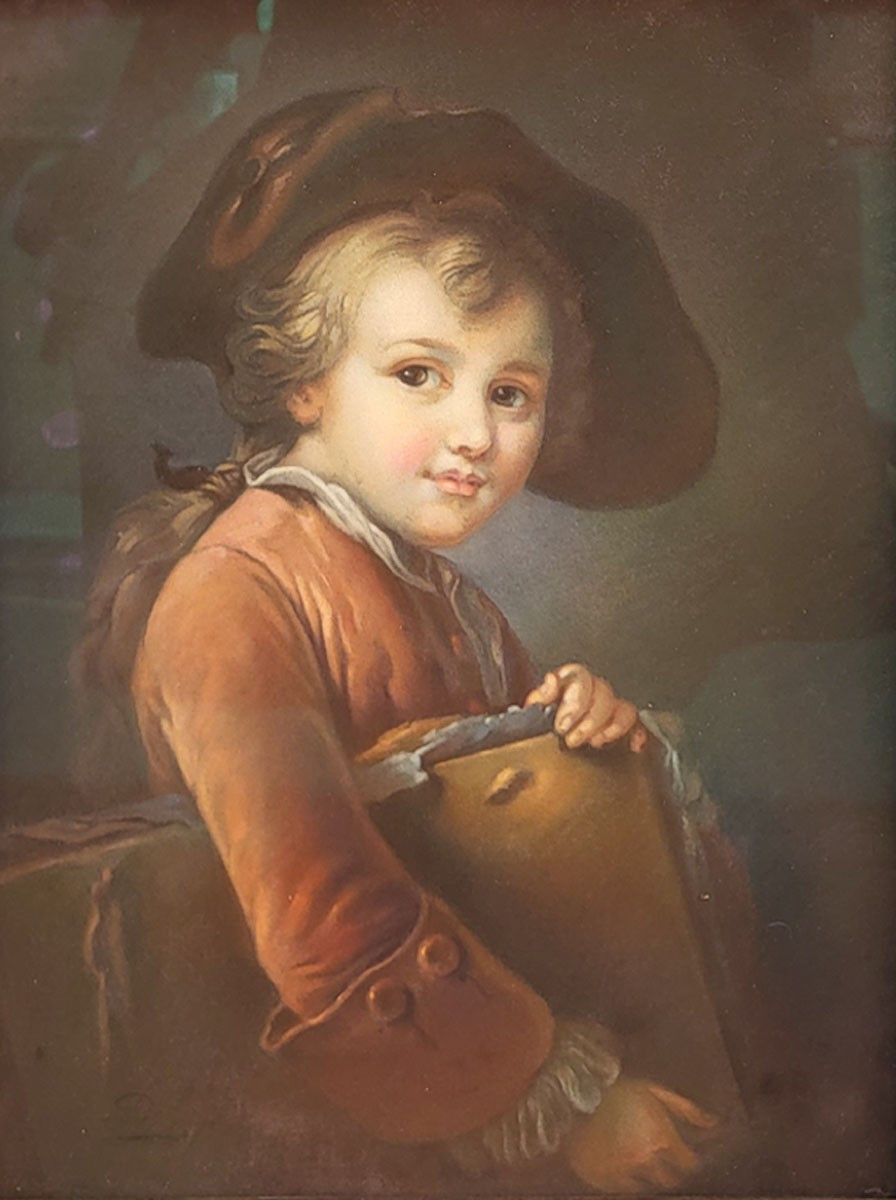 Un pastel, Le jeune élève d’après Francois-Hubert DROUAIS, 19ème-photo-2