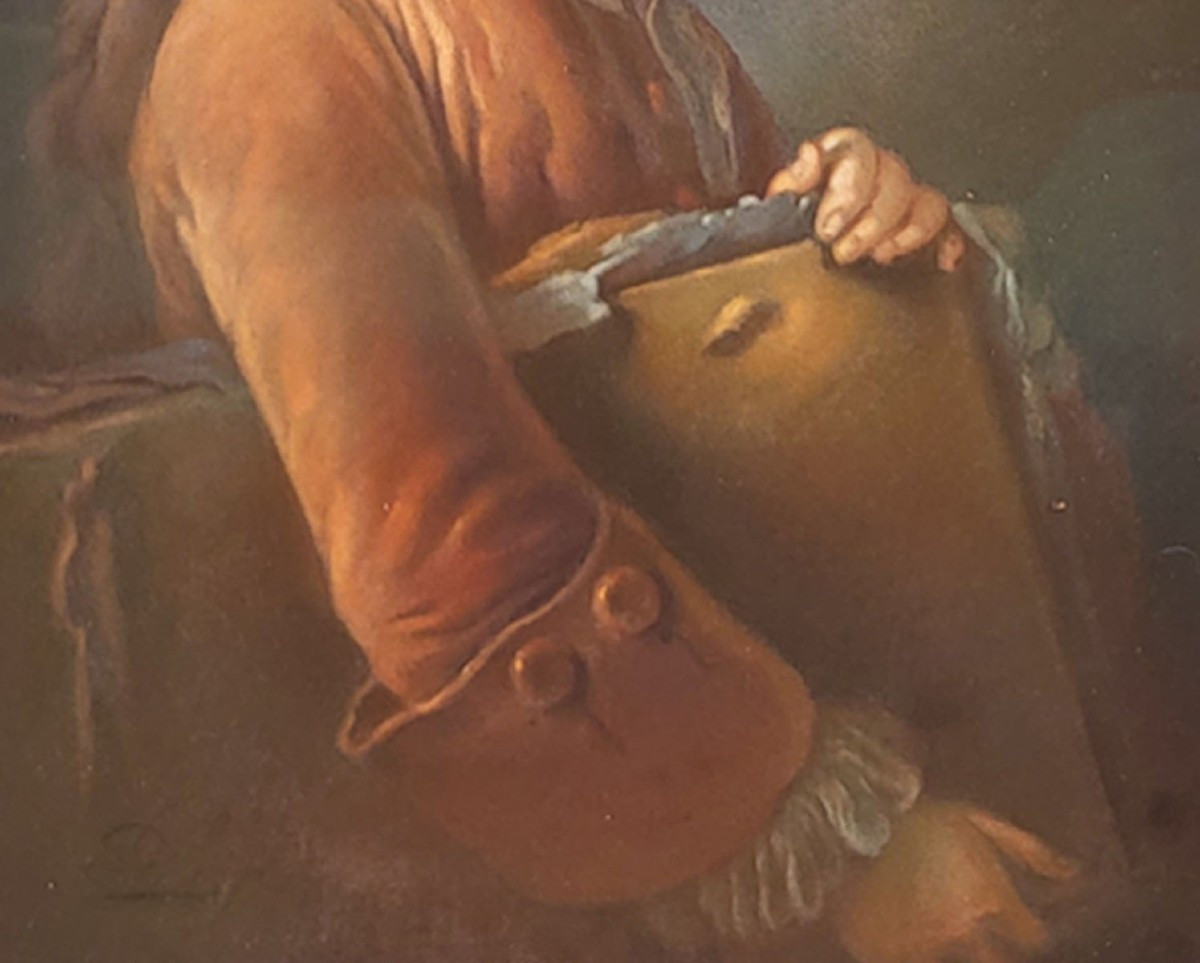 Un pastel, Le jeune élève d’après Francois-Hubert DROUAIS, 19ème-photo-4