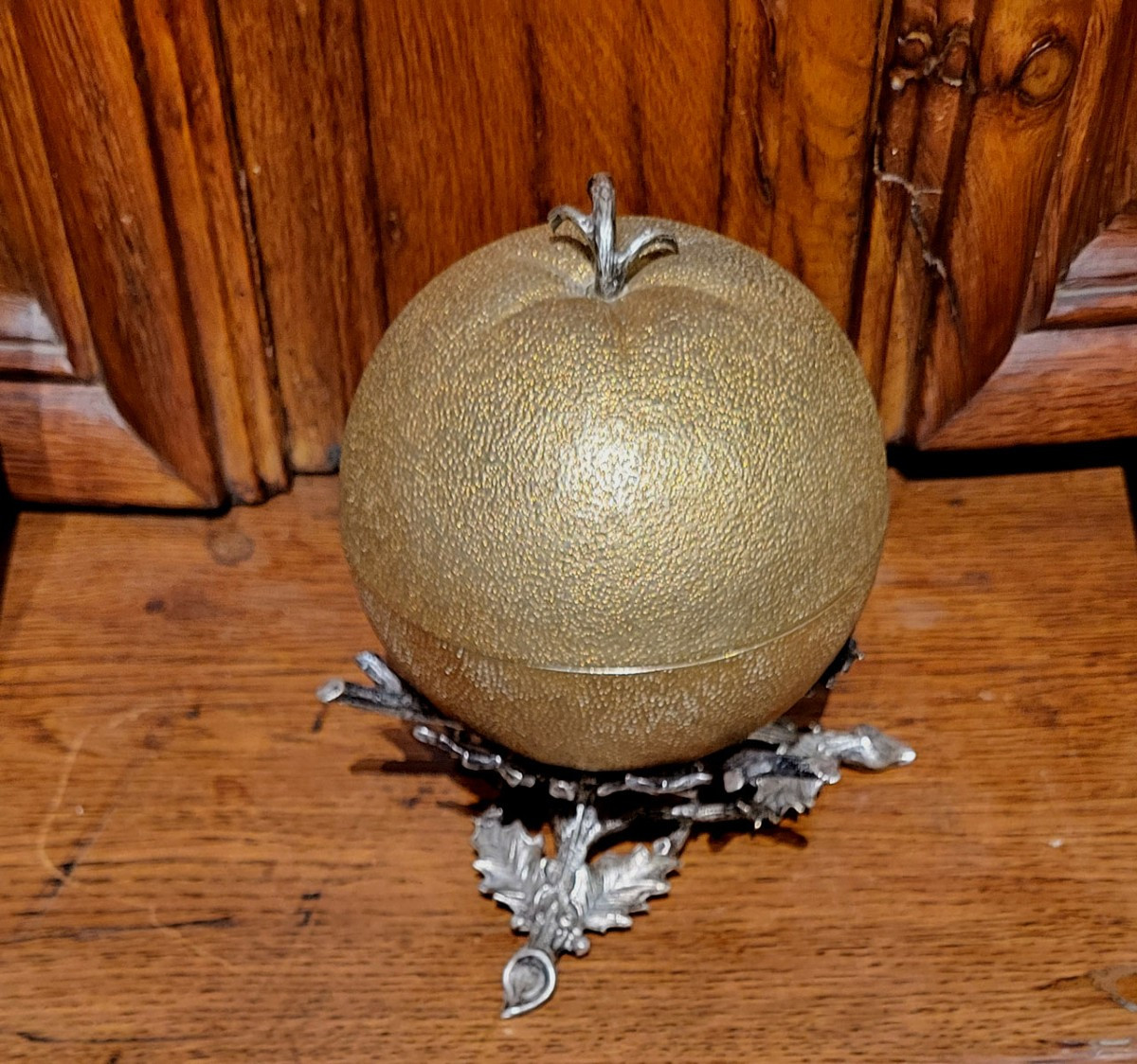 Apple-shaped Sugar Bowl, Art Nouveau -photo-2