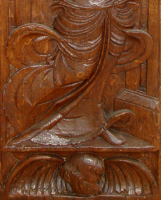 Holy On Wood Panel Carrying A Church-photo-3