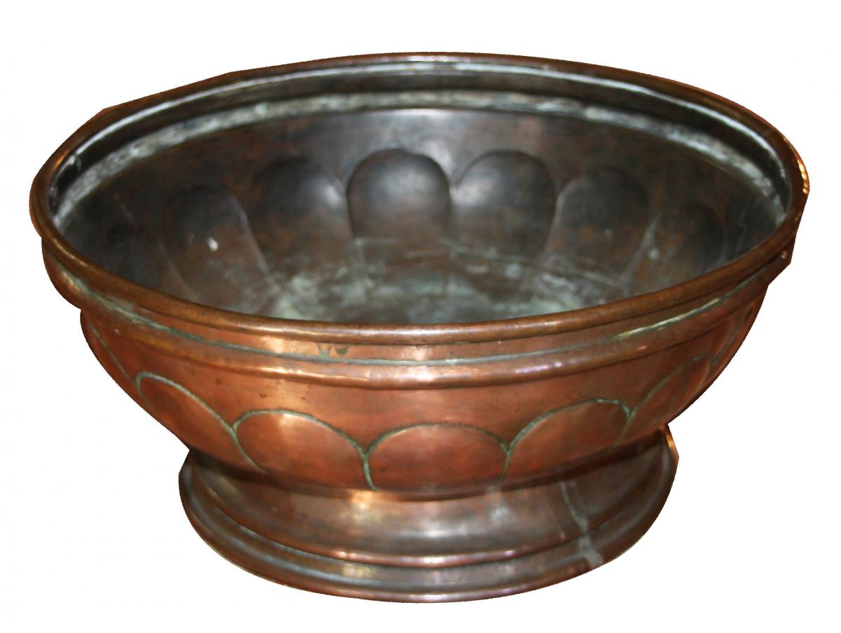 Round Copper Basin