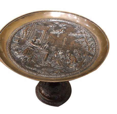 A Cup On Piedouche In Renaissance Style Bronze, 19th Century