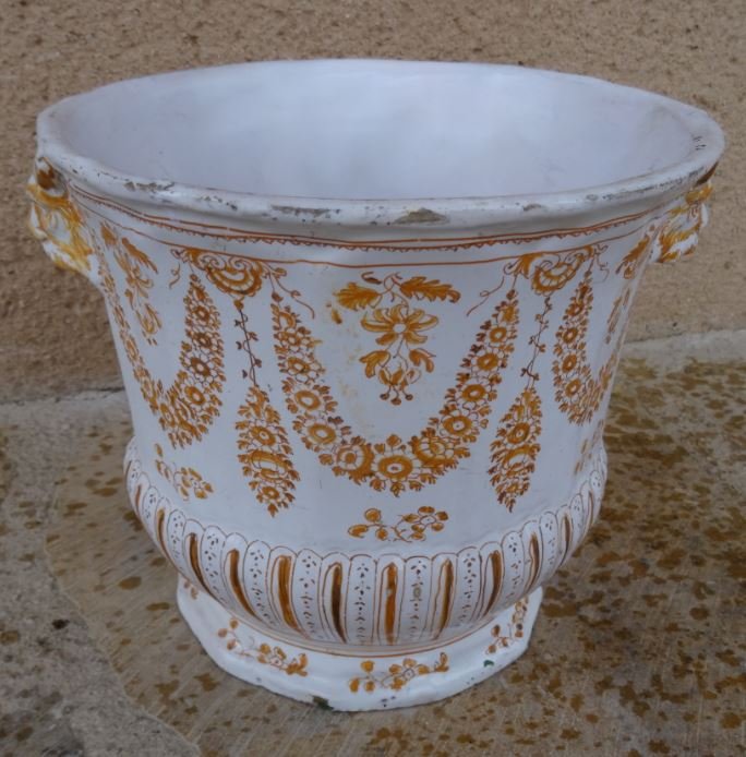 An 18th Century Moustiers Cooler
