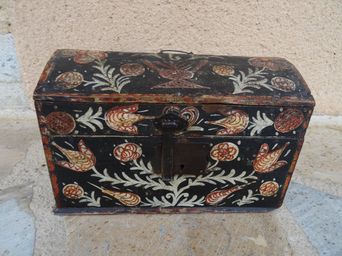A Normand Painted Safe 18th