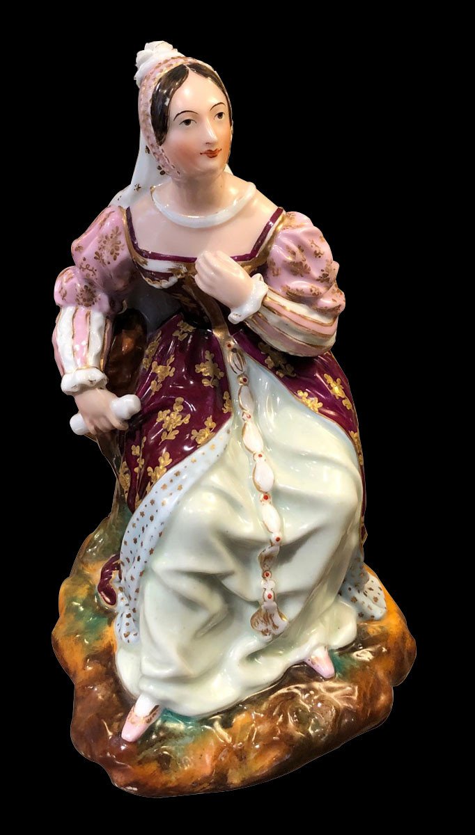 A Perfume Bottle, Woman In Renaissance Costume