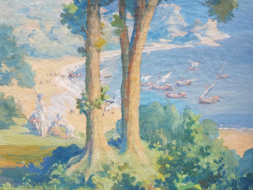 Oil On Canvas, Return Of Odysseus To Itaque-photo-1