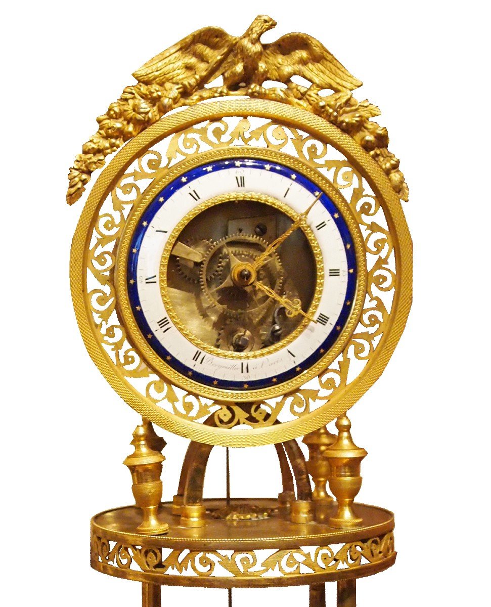 Skeleton Clock Directoire Period By Bergmiller-photo-2