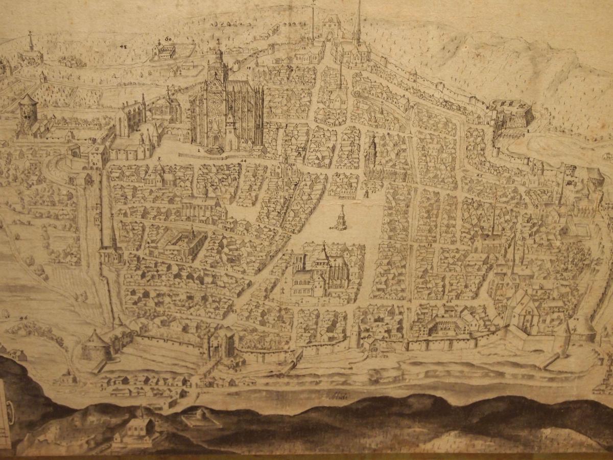 Plan De Beauvais, Dated 1667-photo-4