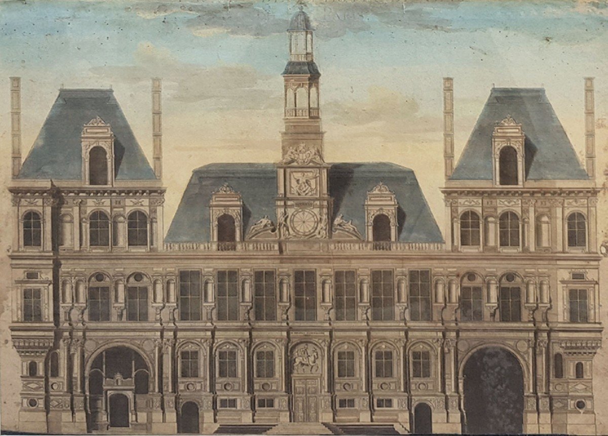 Une Vue d'Optique, Hôtel De Ville De Paris, 18ème-photo-2