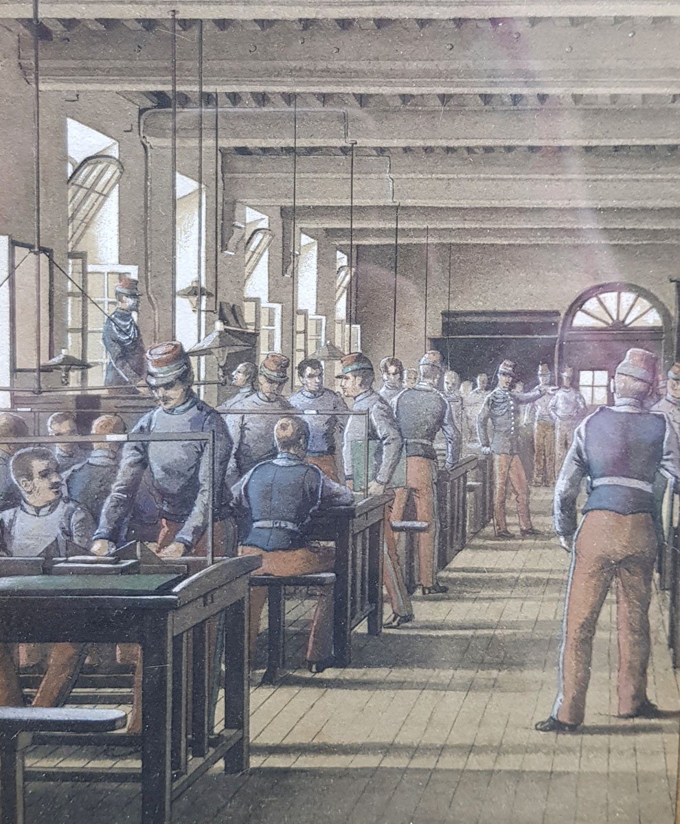Aquarelle,  Militaires, Par Paul Léon Jazet-photo-2