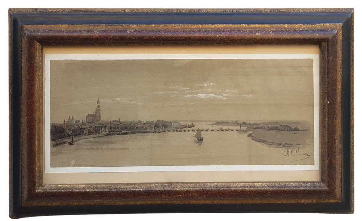 Two Aqurelles, City Of Brod De Emr By Charles Cusin-photo-3