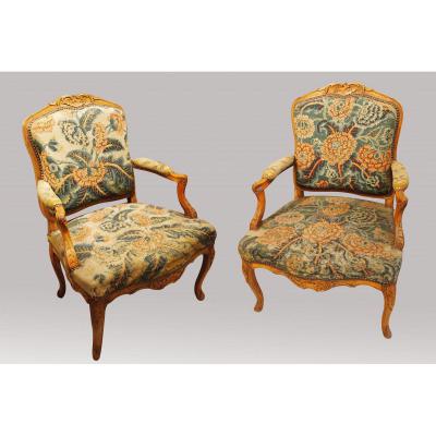 Pair Of Regency Armchairs