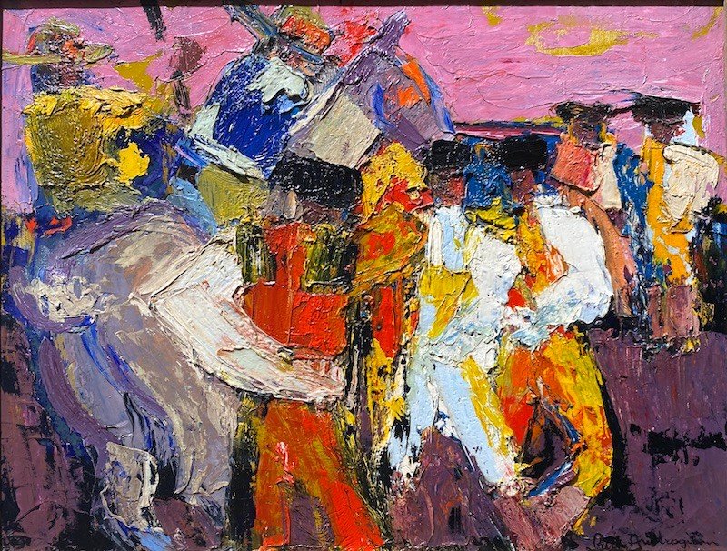 Pierre Ammbrogiani (1907-1985) - Oil On Canvas-photo-4