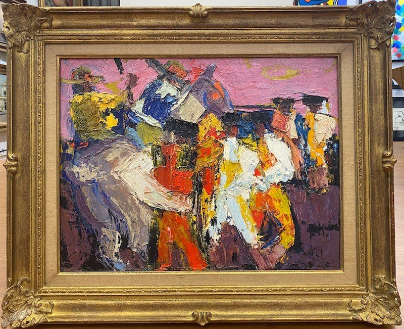 Pierre Ammbrogiani (1907-1985) - Oil On Canvas-photo-2