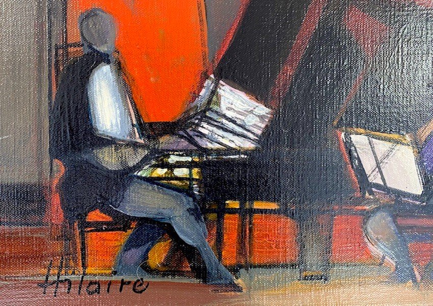 Camille Hilaire (1916 -2004) - Huile Sur Toile -photo-3