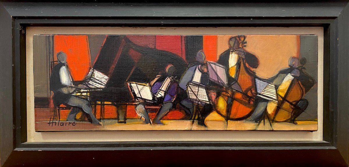 Camille Hilaire (1916 -2004) - Huile Sur Toile 