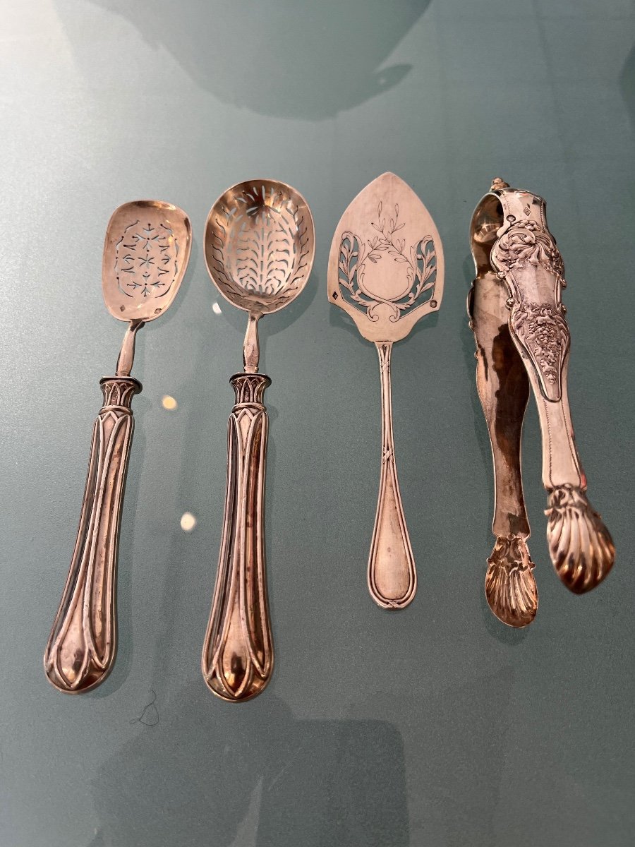 Set Of Spoons And Tongs 