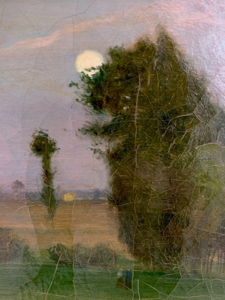 Raoul André Ulmann (1867-1941) "moonlight Over The Countryside"-photo-3