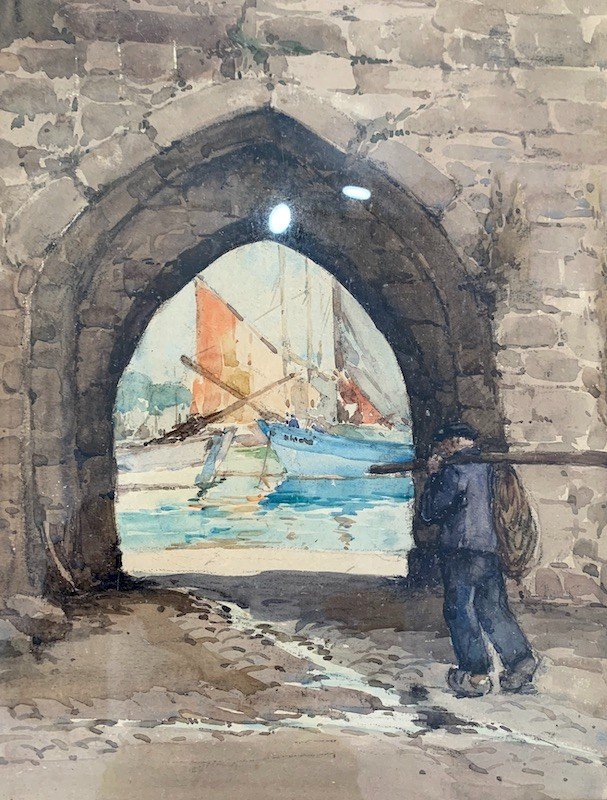 Emile Simon (1890 - 1976) - Watercolor-photo-2