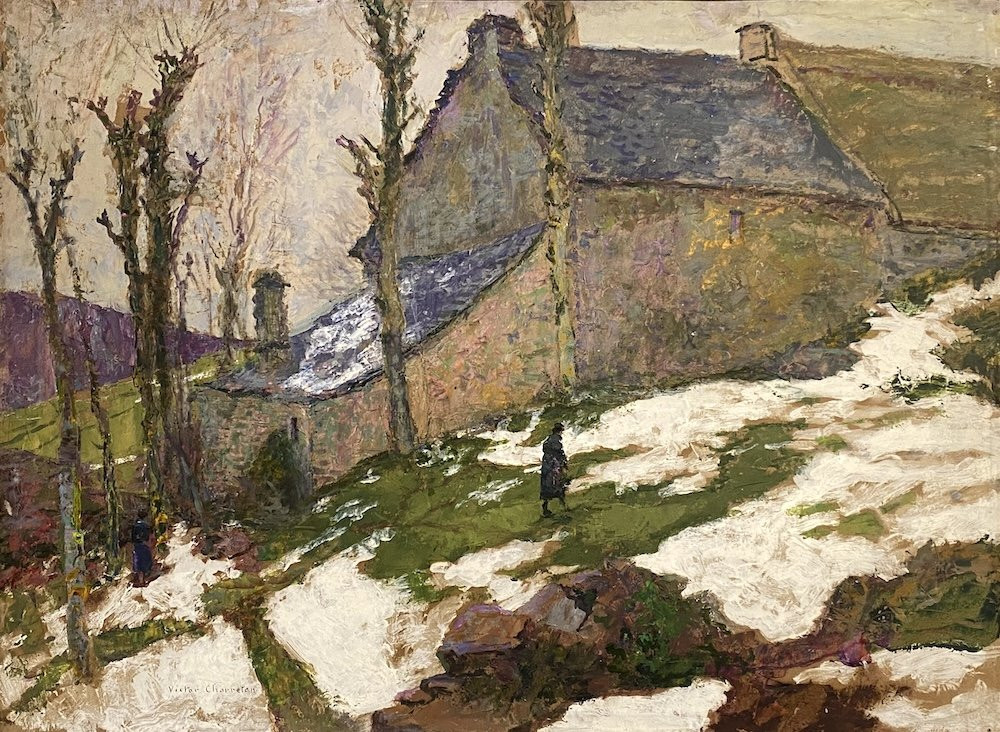 Victor Charreton (1864 - 1936) - Oil On Canvas-photo-2