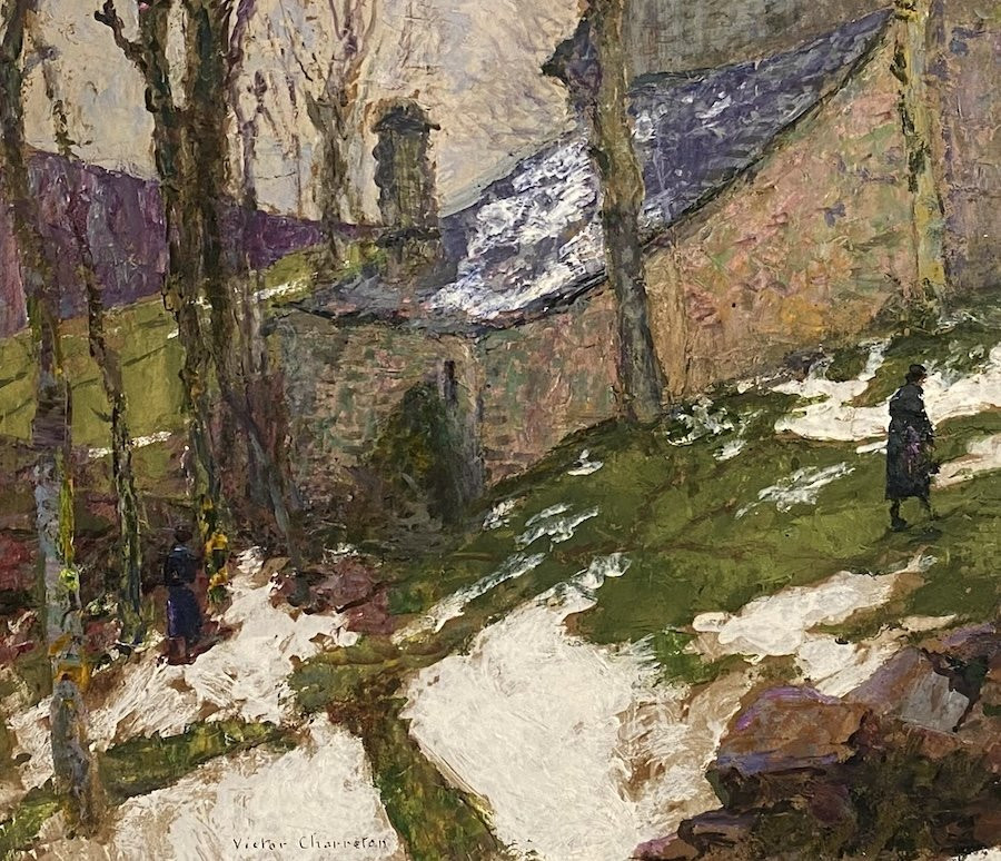 Victor Charreton (1864 - 1936) - Oil On Canvas-photo-3
