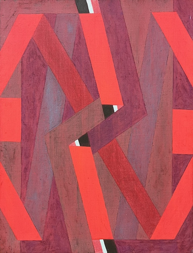 René Gaston-lagorre (1913-2004) "z" Series Oil On Canvas-photo-2