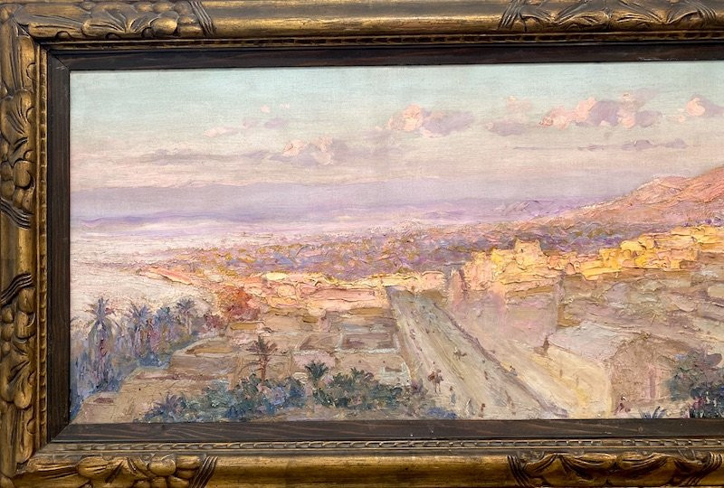 Constant Louche (1880 - 1965) - View Of A Village In The Atlas Mountains -photo-3