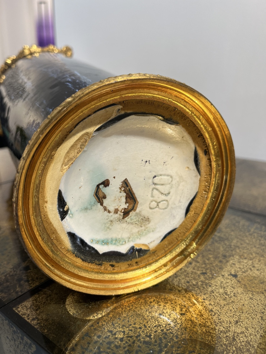 Pair Of “la Louvière” Vases-photo-1