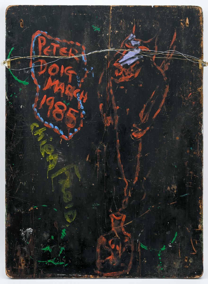 Peter Doig (1959) Cold Dog - Oil On Wood-photo-3