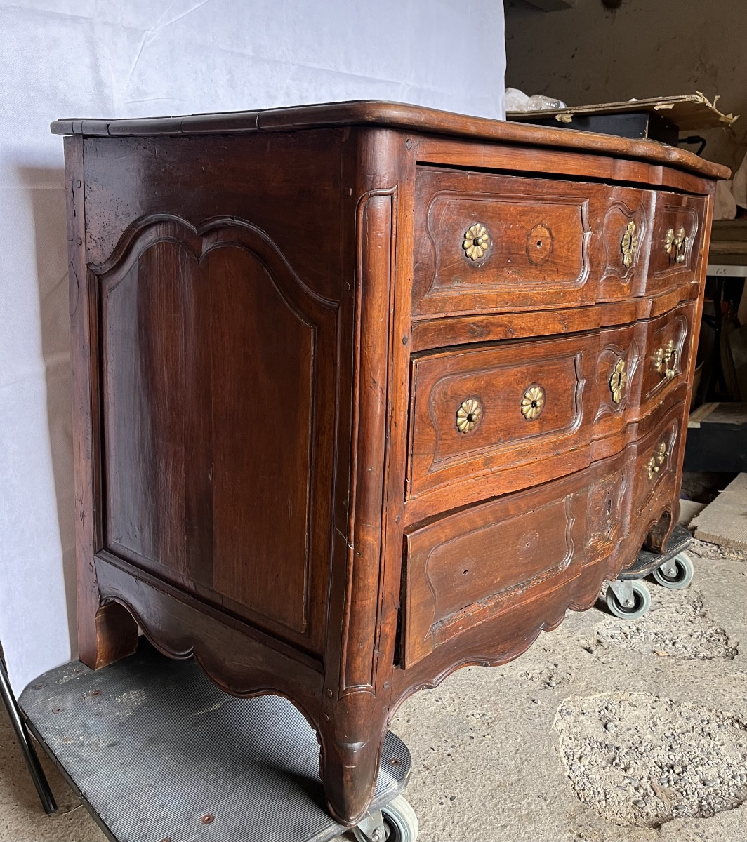 18th Century Crossbow Chest Of Drawers -photo-2