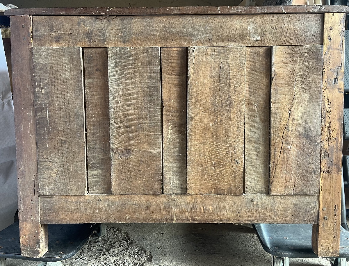 18th Century Crossbow Chest Of Drawers -photo-4