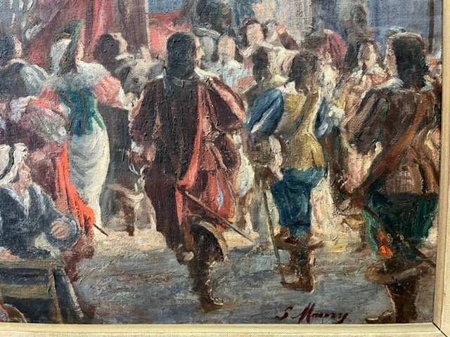 Painting "saint Cecilia Cathedral Of Albi" By Georges Maury-photo-3