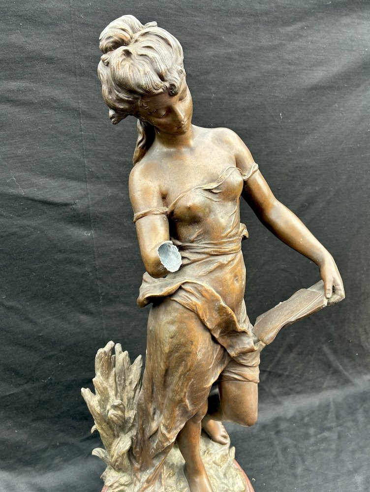 Auguste Moreau (1834 - 1917) - Figurative Sculpture-photo-2