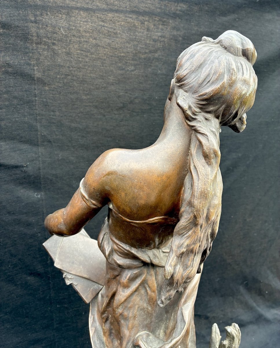 Auguste Moreau (1834 - 1917) - Figurative Sculpture-photo-4
