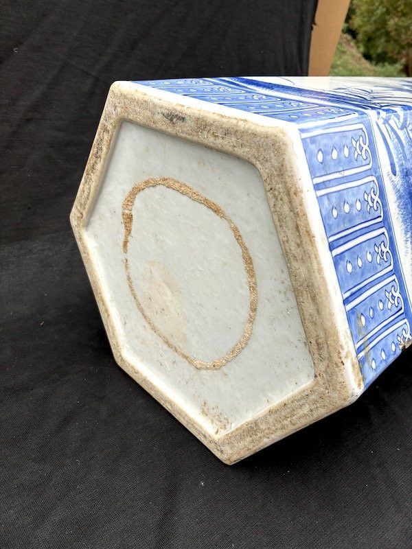 Asian Porcelain Umbrella Stand -photo-3