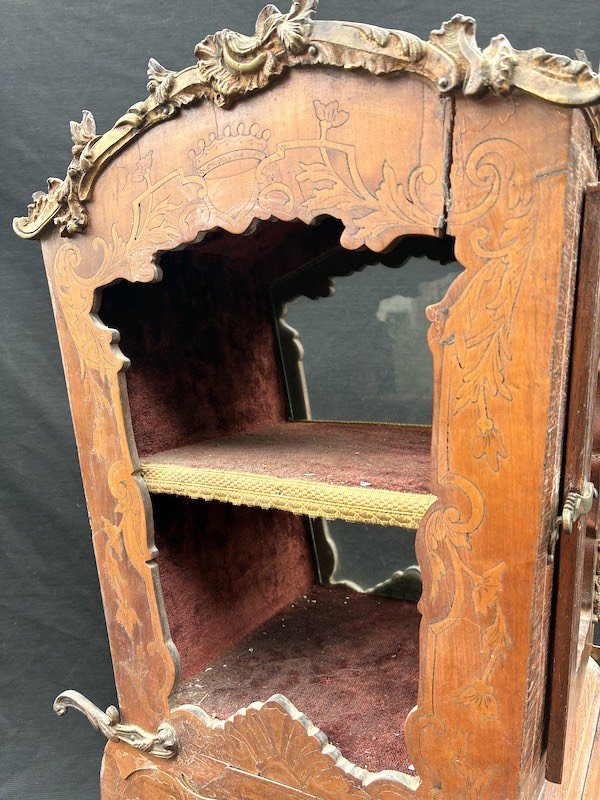 Miniature Sedan Chair In Napoleon III Marquetry-photo-1