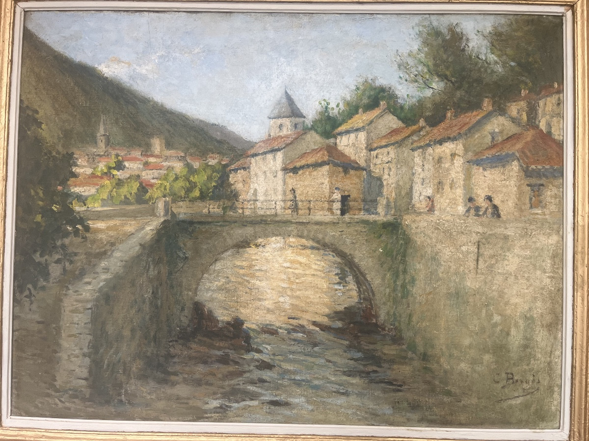 Joseph Berges pont sur le salât en Ariège -photo-2